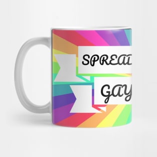 Spreading My Gay Agenda Mug